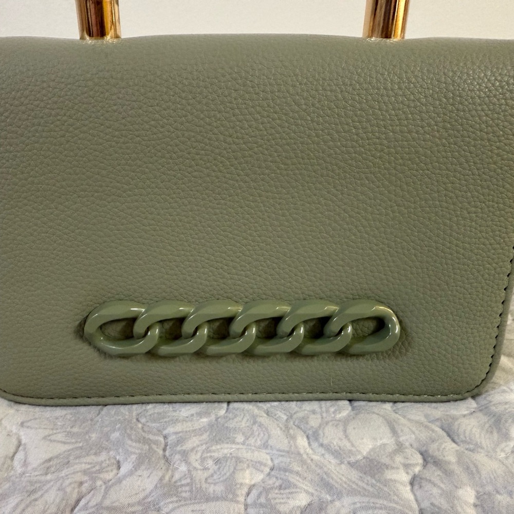 Elegant Light Green Mini Handbag - Picture 2 of 7
